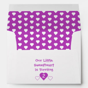 Little Sweetheart 2nd Birthday Envelope
