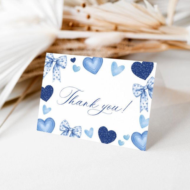 Little Sweetheart Baby Shower, Baby Shower  Thank You Card (Creator Uploaded)