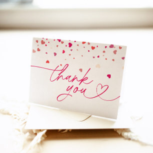 Little Sweetheart Baby Shower, Baby Shower Thank You Card