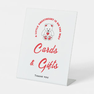 Little Sweetheart Baby Shower Cards & Gifts Sign