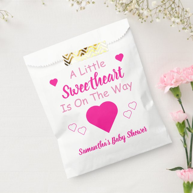 Little Sweetheart Baby Shower Favour Bags (Sealed)