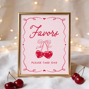 Little Sweetheart Baby Shower Favours Sign