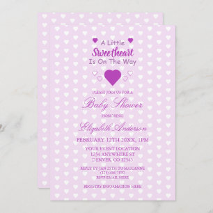 Little Sweetheart Baby Shower Invitation