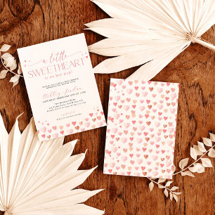 Little Sweetheart Baby Shower Invite, Baby Shower Invitation