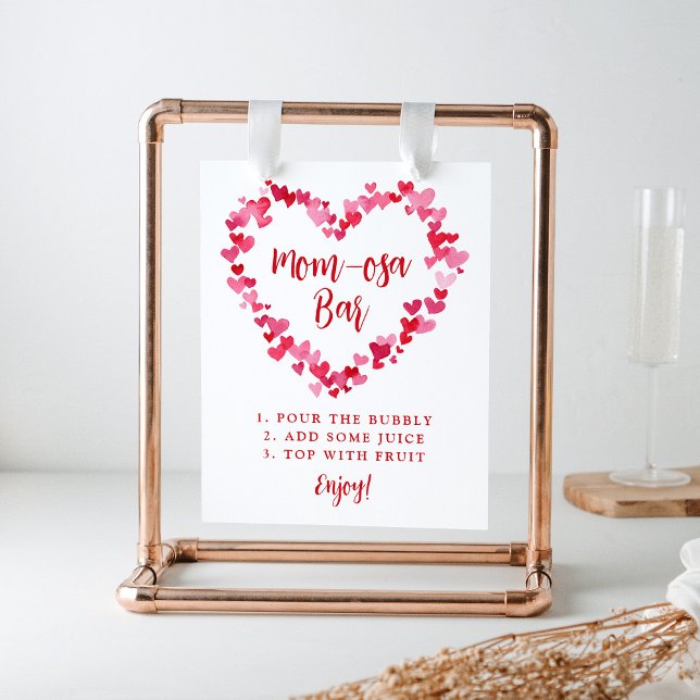 Little Sweetheart Baby Shower Mum-osa Bar Sign (Creator Uploaded)