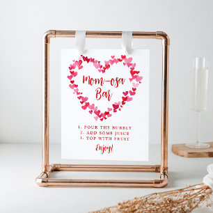 Little Sweetheart Baby Shower Mum-osa Bar Sign