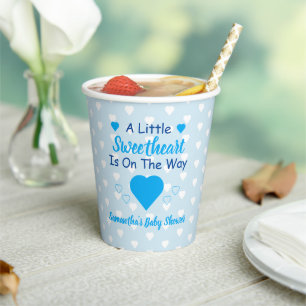 Little Sweetheart Baby Shower Paper Cups