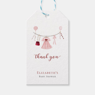 Little Sweetheart Baby Shower Valentine Custom Gift Tags