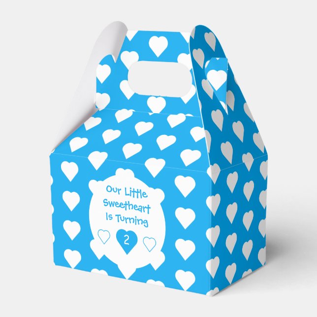 Little Sweetheart Birthday Favour Box (Front Side)