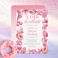 Little Sweetheart Candy Frame Virtual Baby Shower