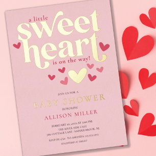 Little Sweetheart Girl Baby Shower 