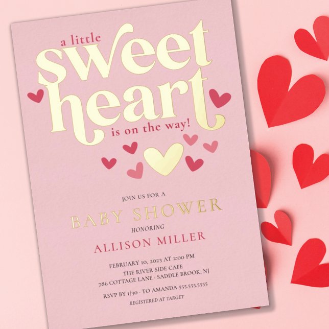 Little Sweetheart Girl Baby Shower  (Creator Uploaded)