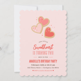 Little Sweetheart Kids Birthday Party Invitation