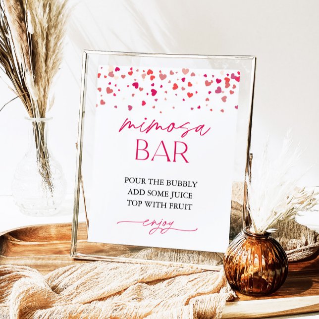 Little Sweetheart Mimosa Bar Baby Shower Sign (Creator Uploaded)