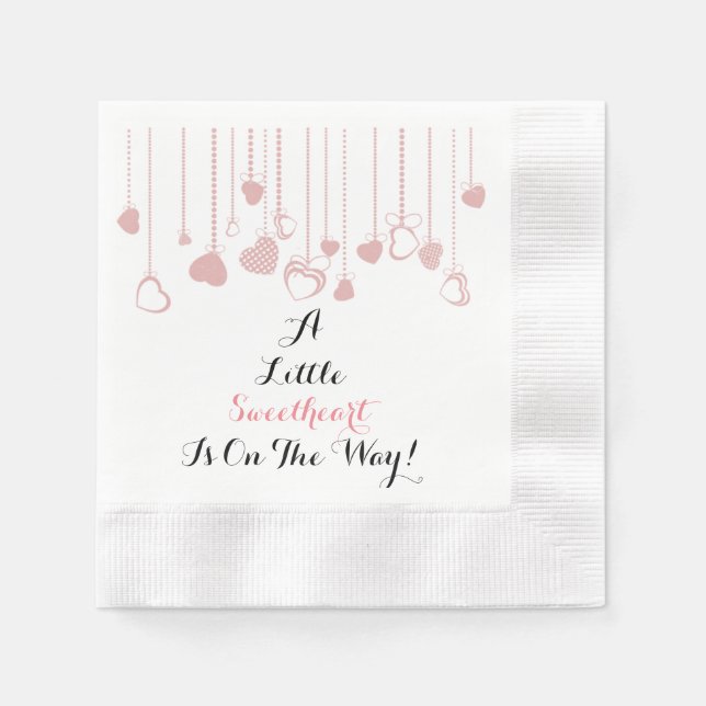 Little Sweetheart Napkins (Front)