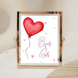 Little Sweetheart Red Valentine Books and Gifts Poster