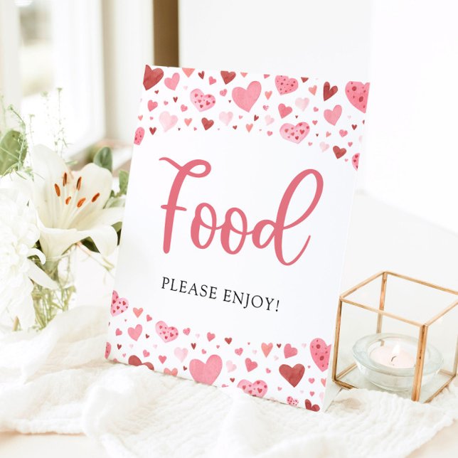 Little Sweetheart Valentine Baby Shower Food Sign (Creator Uploaded)