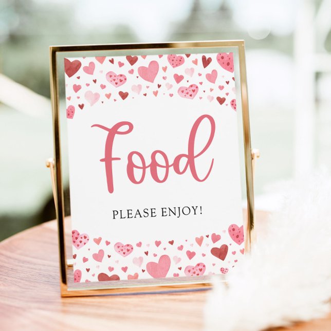 Little Sweetheart Valentine Baby Shower Food Sign (Creator Uploaded)