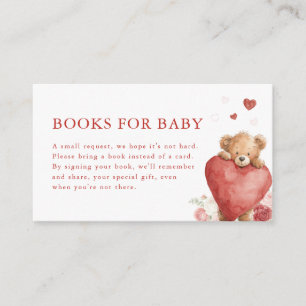 Little Sweetheart Valentine Books for Baby Card