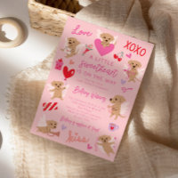 Little Sweetheart Valentine Puppy Baby Shower
