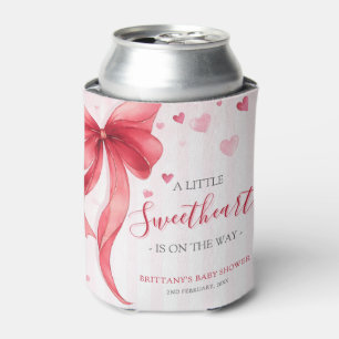 Little Sweetheart Valentines Baby Shower  Can Cooler