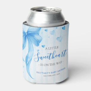 Little Sweetheart Valentines Baby Shower Can Cooler