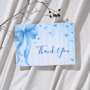 Little Sweetheart Valentines Baby Shower  Thank You Card