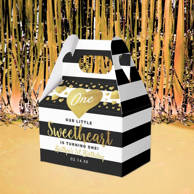 Little Sweetheart Valentine's Day Any Age Birthday Favour Box (Creator Uploaded)