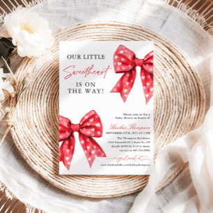 Little Sweetheart Valentines Day Baby Shower Invitation