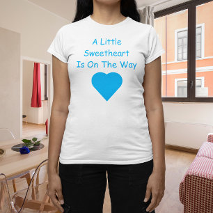 Little Sweetheart Valentine's Day Pregnancy T-Shirt