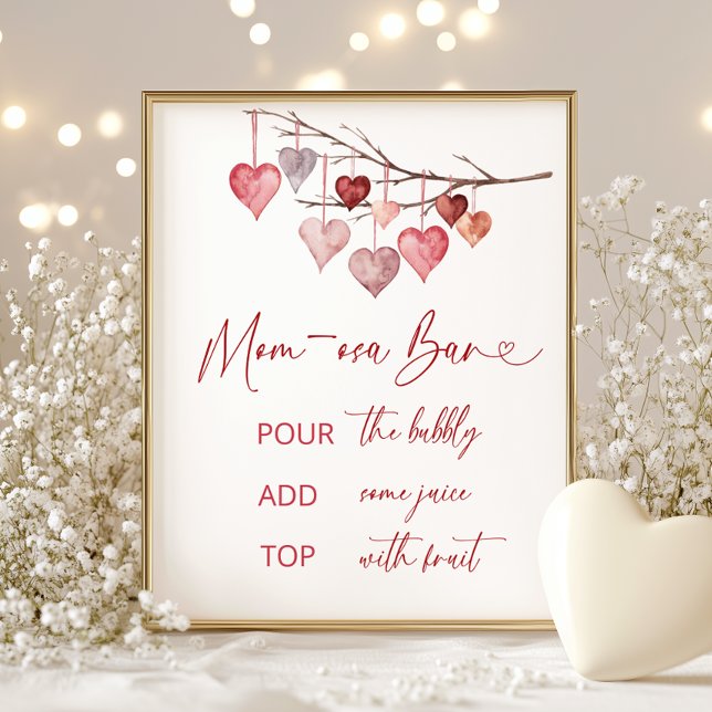 Little Sweetheart Valentines Momosa Bar Poster (Creator Uploaded)