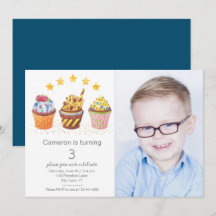 Little Sweetie Cupcakes Photo Birthday Party