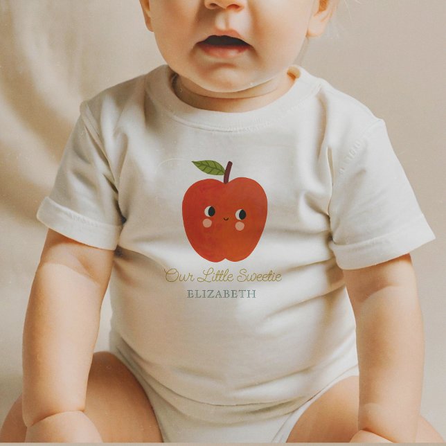 Little Sweetie  Cute Orange   Baby T-Shirt (Creator Uploaded)
