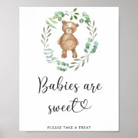 little teddy bear babies are sweat poster