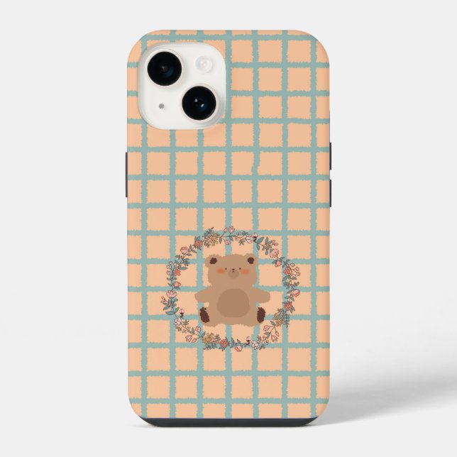 Little Teddy Bear iPhone Case (Back)