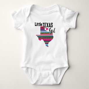 Little Texas Girl Serape Baby Bodysuit