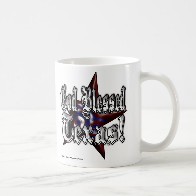 Little Texas "God Blessed Texas" Mug (Right)