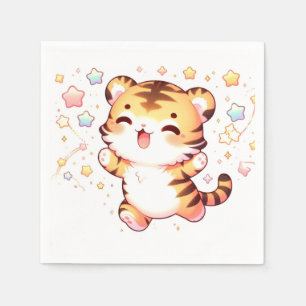 Little Tiger Baby Shower Napkin
