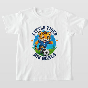 ⚽ Little Tiger Big Goals Super Star 🐯 T-Shirt