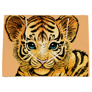LITTLE TIGER LARGE GIFT BAG