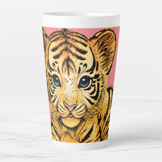 LITTLE TIGER LATTE MUG (Front)