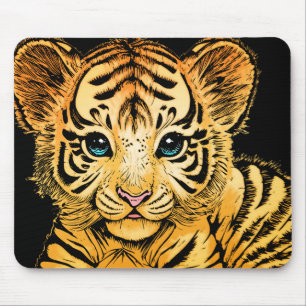 LITTLE TIGER MOUSE PAD