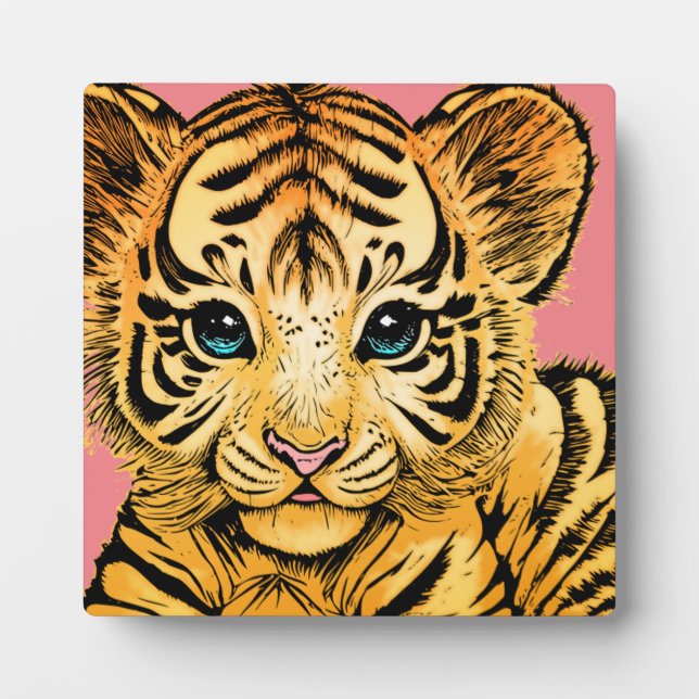 LITTLE TIGER PLAQUE (Front)