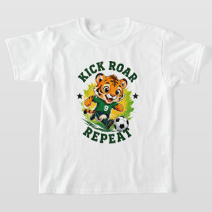🏆 Little Tiger Soccer Hero Number 9 ⚽ T-Shirt