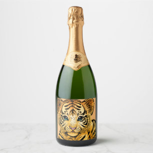 LITTLE TIGER SPARKLING WINE LABEL