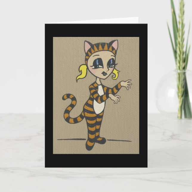little tigger card with border (Front)