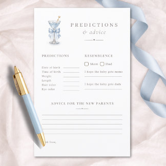 Little Tini Baby Shower Game Predictions & Advice