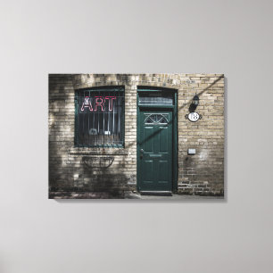 Little Tiny Street No 11 Colour Version Canvas Print