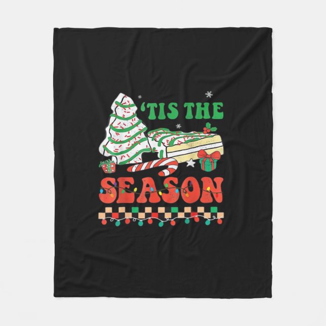 Little Tis The Season Fleece Blanket (Front)