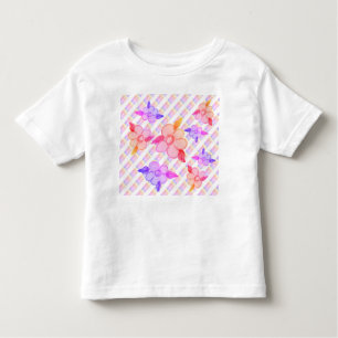 Little Toddlers Fancy Tee With Pinks